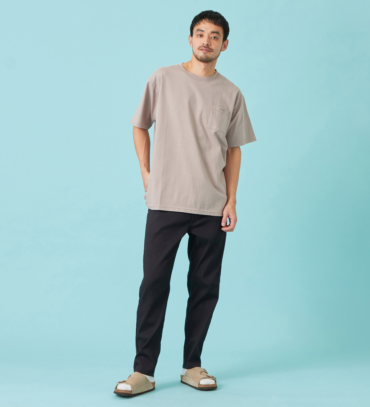 EDWIN(エドウイン)のドライ ポケット Tシャツ 半袖|トップス/Tシャツ/カットソー/メンズ|ベージュ