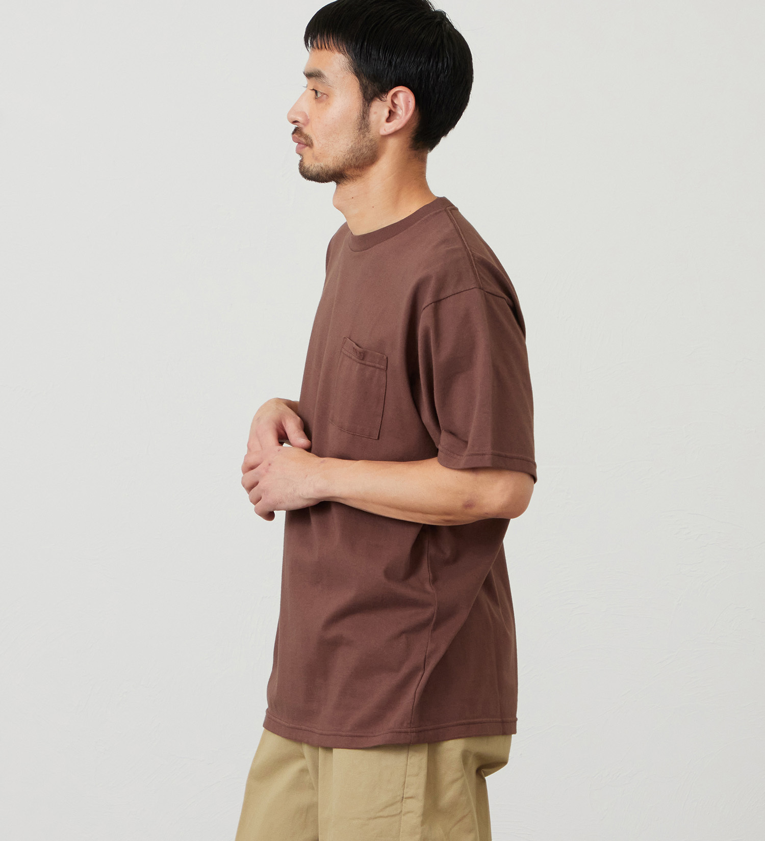 EDWIN(エドウイン)のドライ ポケット Tシャツ 半袖|トップス/Tシャツ/カットソー/メンズ|ブラウン
