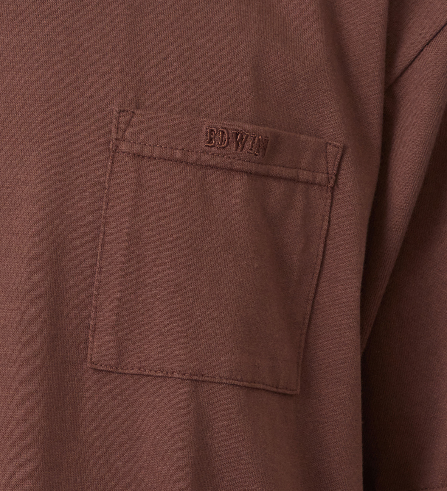 EDWIN(エドウイン)のドライ ポケット Tシャツ 半袖|トップス/Tシャツ/カットソー/メンズ|ブラウン