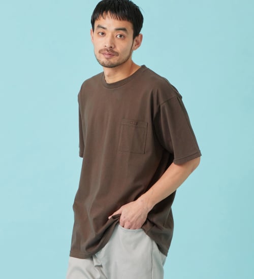 EDWIN(エドウイン)のドライ ポケット Tシャツ 半袖|トップス/Tシャツ/カットソー/メンズ|チャコールグレー