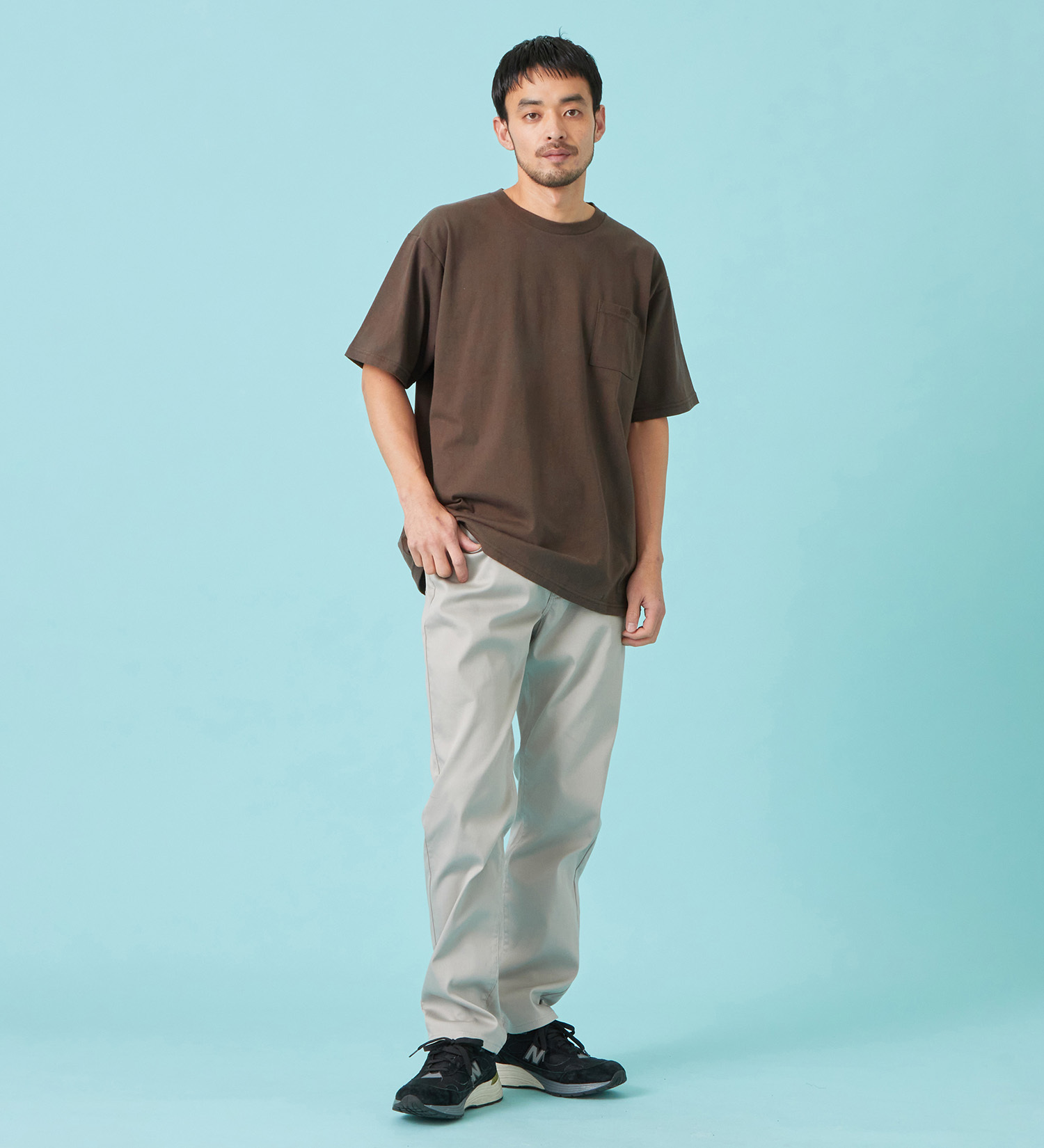 EDWIN(エドウイン)のドライ ポケット Tシャツ 半袖|トップス/Tシャツ/カットソー/メンズ|チャコールグレー