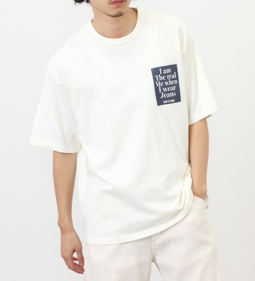 EDWIN(エドウイン)のユーズド プリント Tシャツ 半袖|トップス/Tシャツ/カットソー/メンズ|オフホワイト