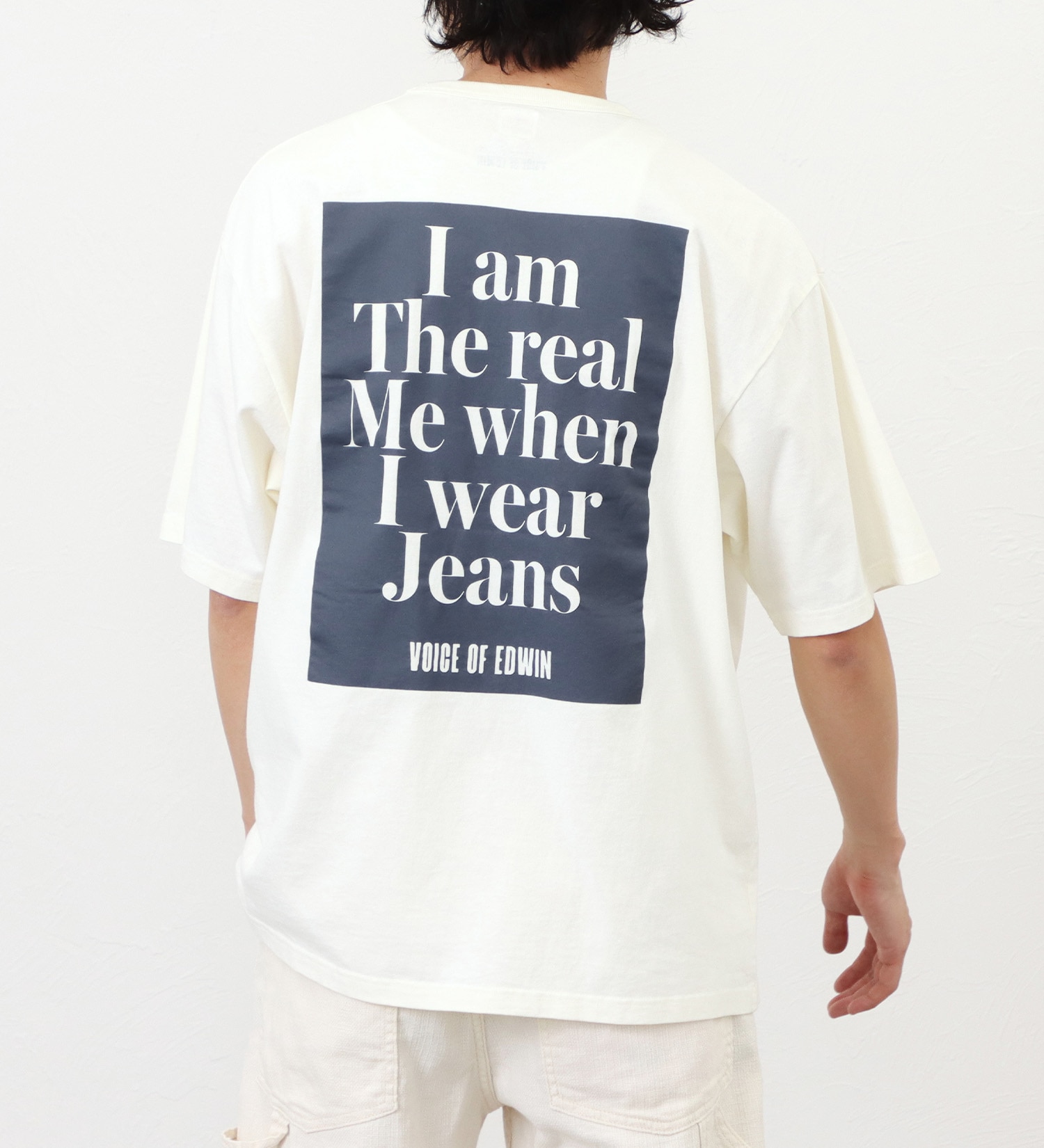 EDWIN(エドウイン)のユーズド プリント Tシャツ 半袖|トップス/Tシャツ/カットソー/メンズ|オフホワイト