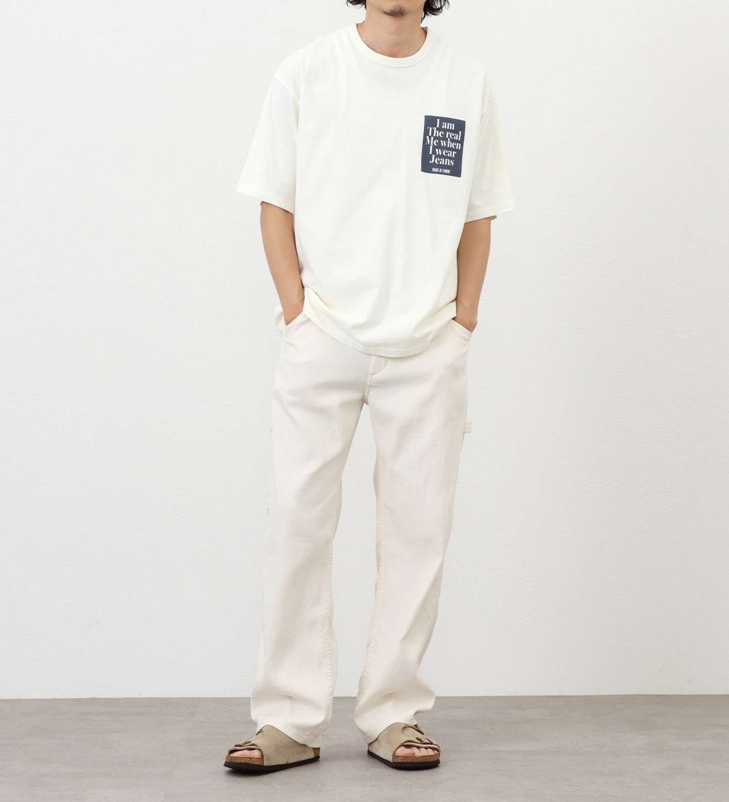 EDWIN(エドウイン)のユーズド プリント Tシャツ 半袖|トップス/Tシャツ/カットソー/メンズ|オフホワイト