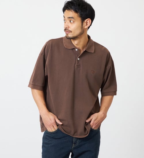 ポロシャツ ユーズド加工 半袖