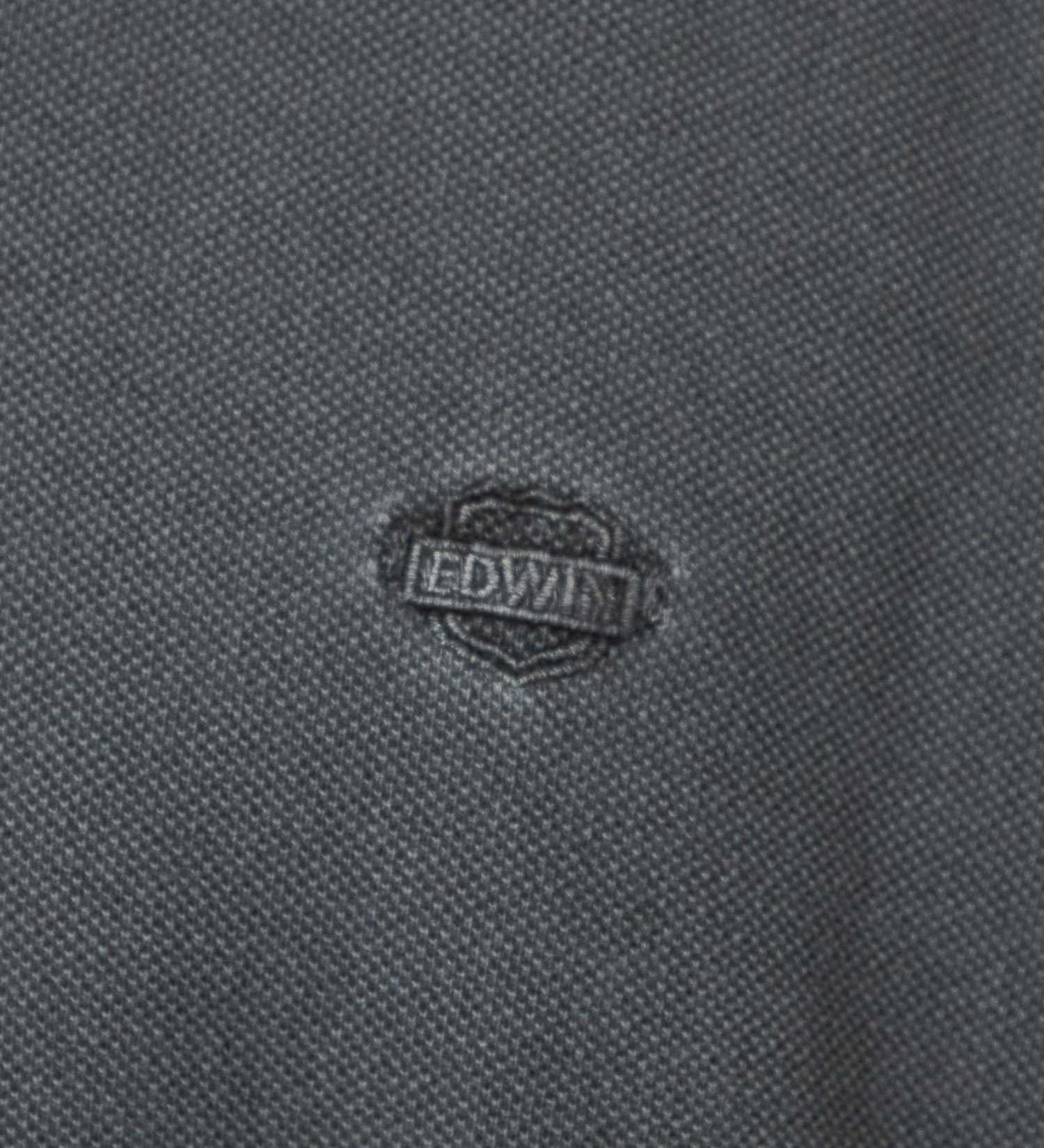 EDWIN(エドウイン)のポロシャツ ユーズド加工 半袖|トップス/ポロシャツ/メンズ|チャコールグレー