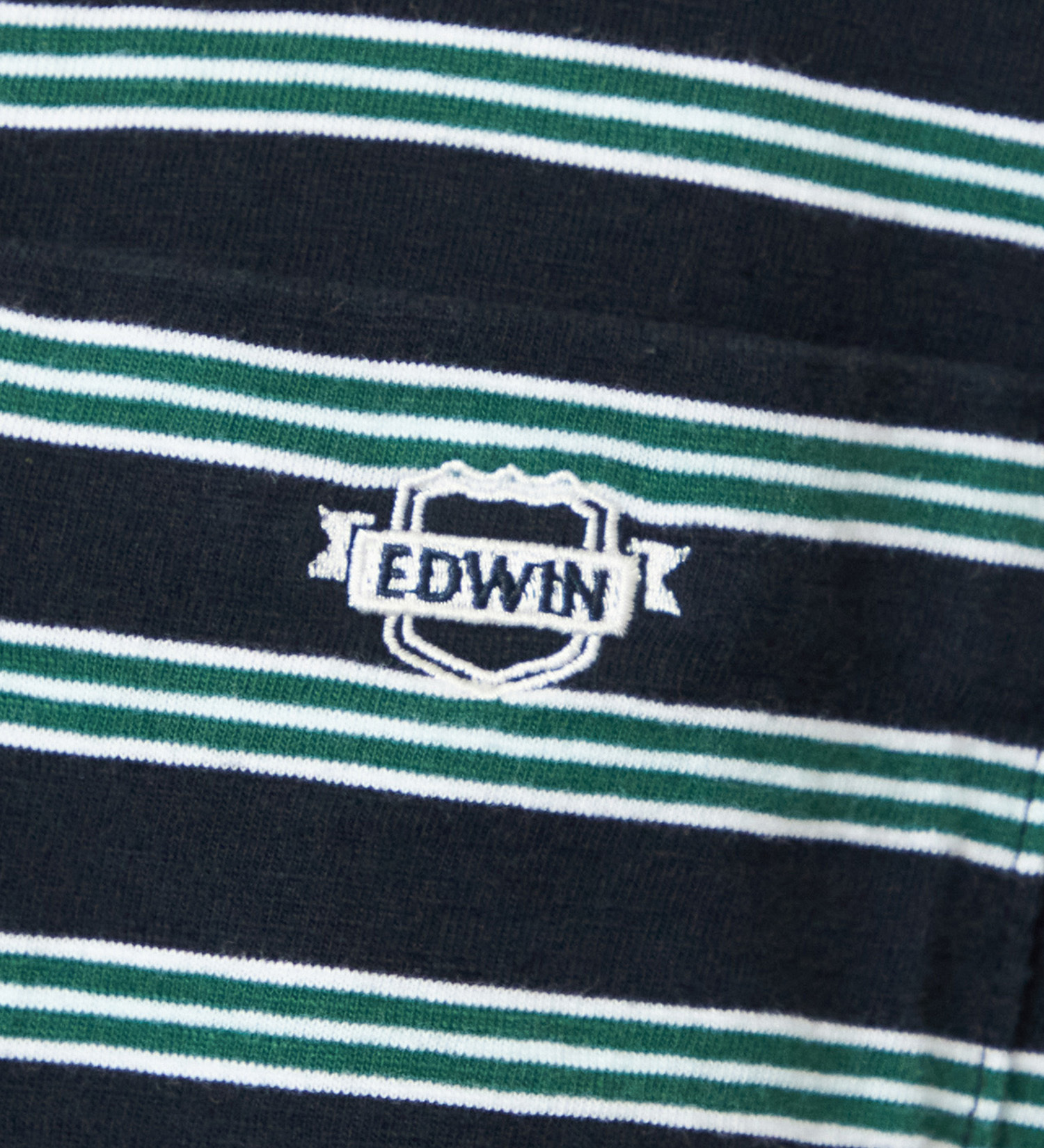 EDWIN(エドウイン)のボーダーTシャツ 半袖|トップス/Tシャツ/カットソー/メンズ|ブラック