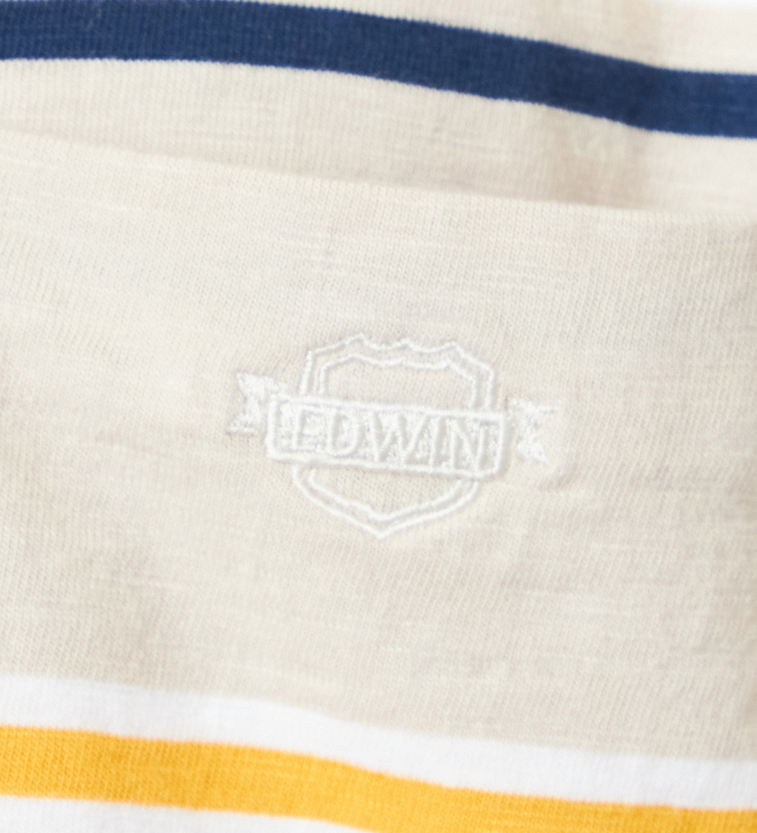 EDWIN(エドウイン)のボーダーTシャツ 半袖|トップス/Tシャツ/カットソー/メンズ|ベージュ