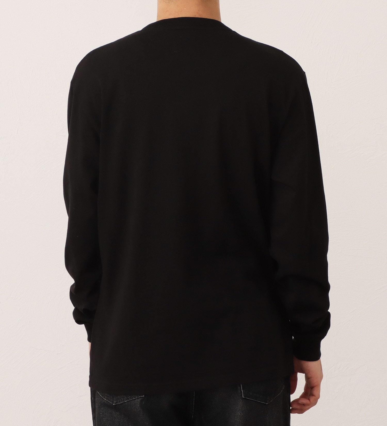 EDWIN(エドウイン)の長袖ボックスロゴプリントTシャツ|トップス/Tシャツ/カットソー/メンズ|ブラック