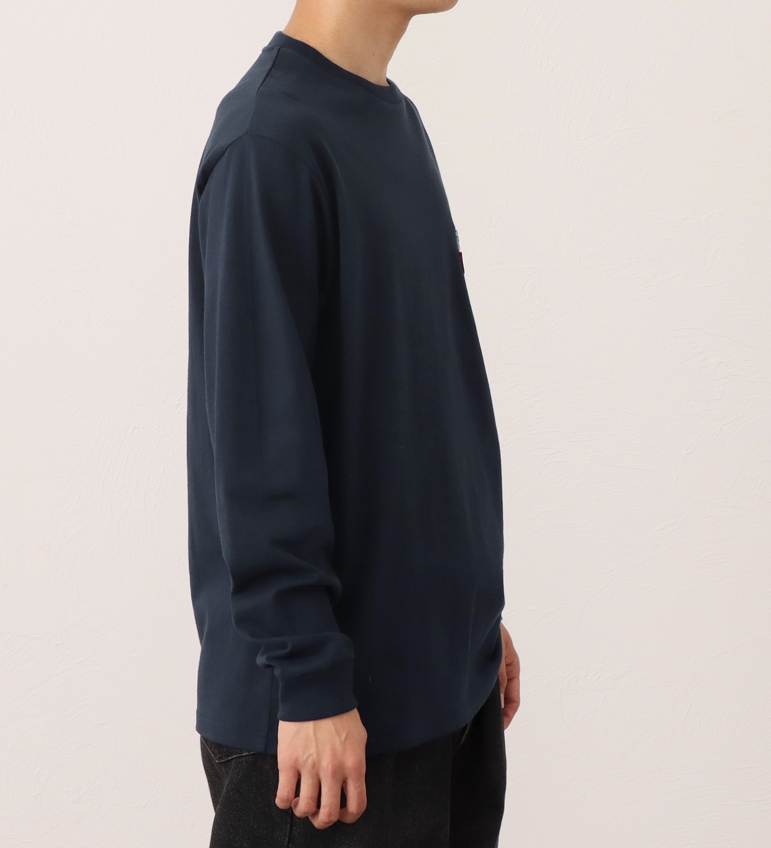 EDWIN(エドウイン)の長袖デニムポケットTシャツ|トップス/Tシャツ/カットソー/メンズ|ネイビー