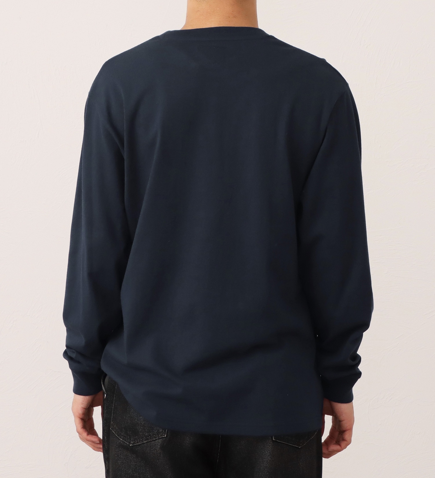 EDWIN(エドウイン)の長袖デニムポケットTシャツ|トップス/Tシャツ/カットソー/メンズ|ネイビー