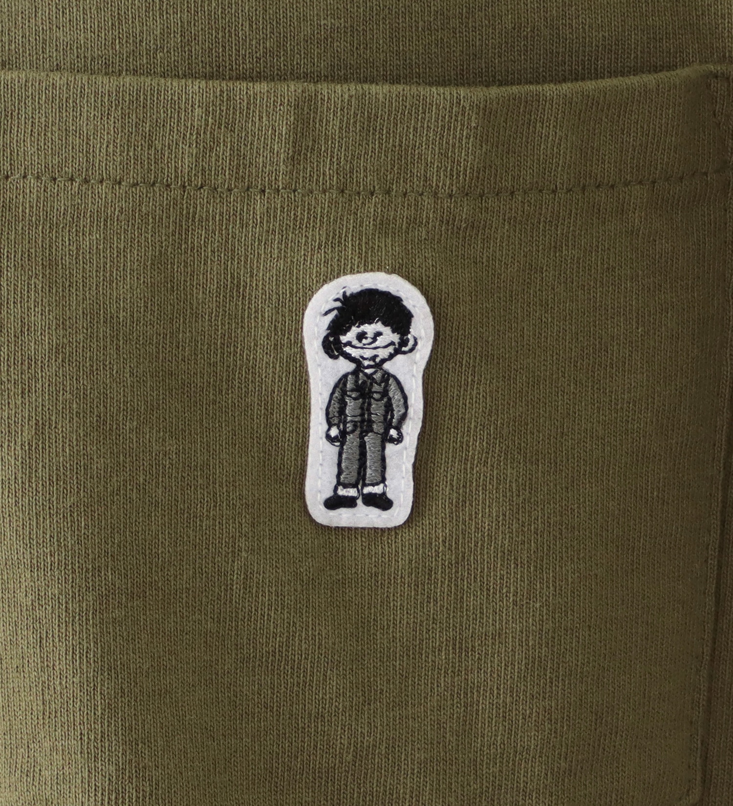 EDWIN(エドウイン)のワッペン付きポケット 長袖Tシャツ|トップス/Tシャツ/カットソー/メンズ|オリーブ