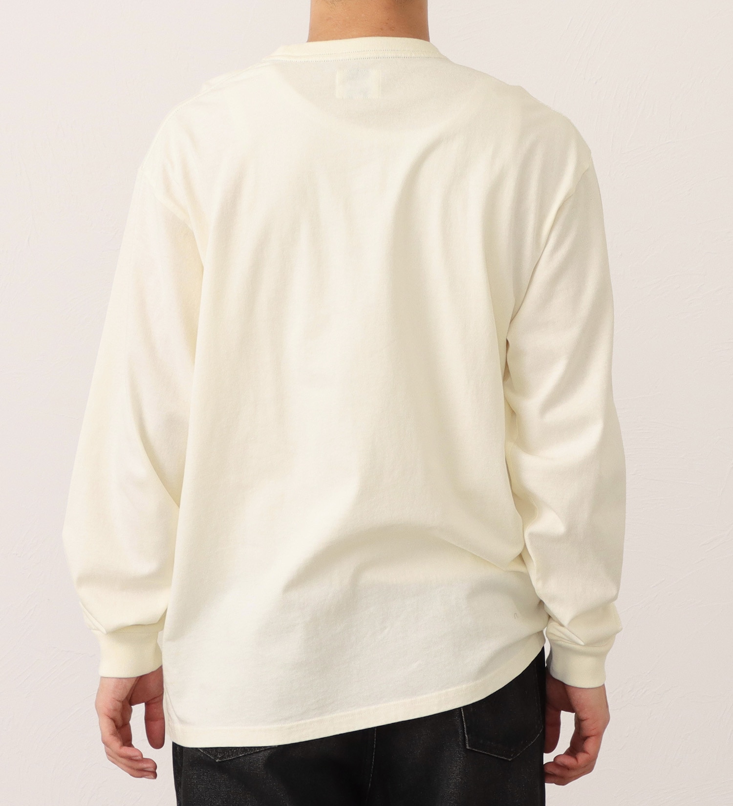 EDWIN(エドウイン)のワッペン付きポケット 長袖Tシャツ|トップス/Tシャツ/カットソー/メンズ|オフホワイト