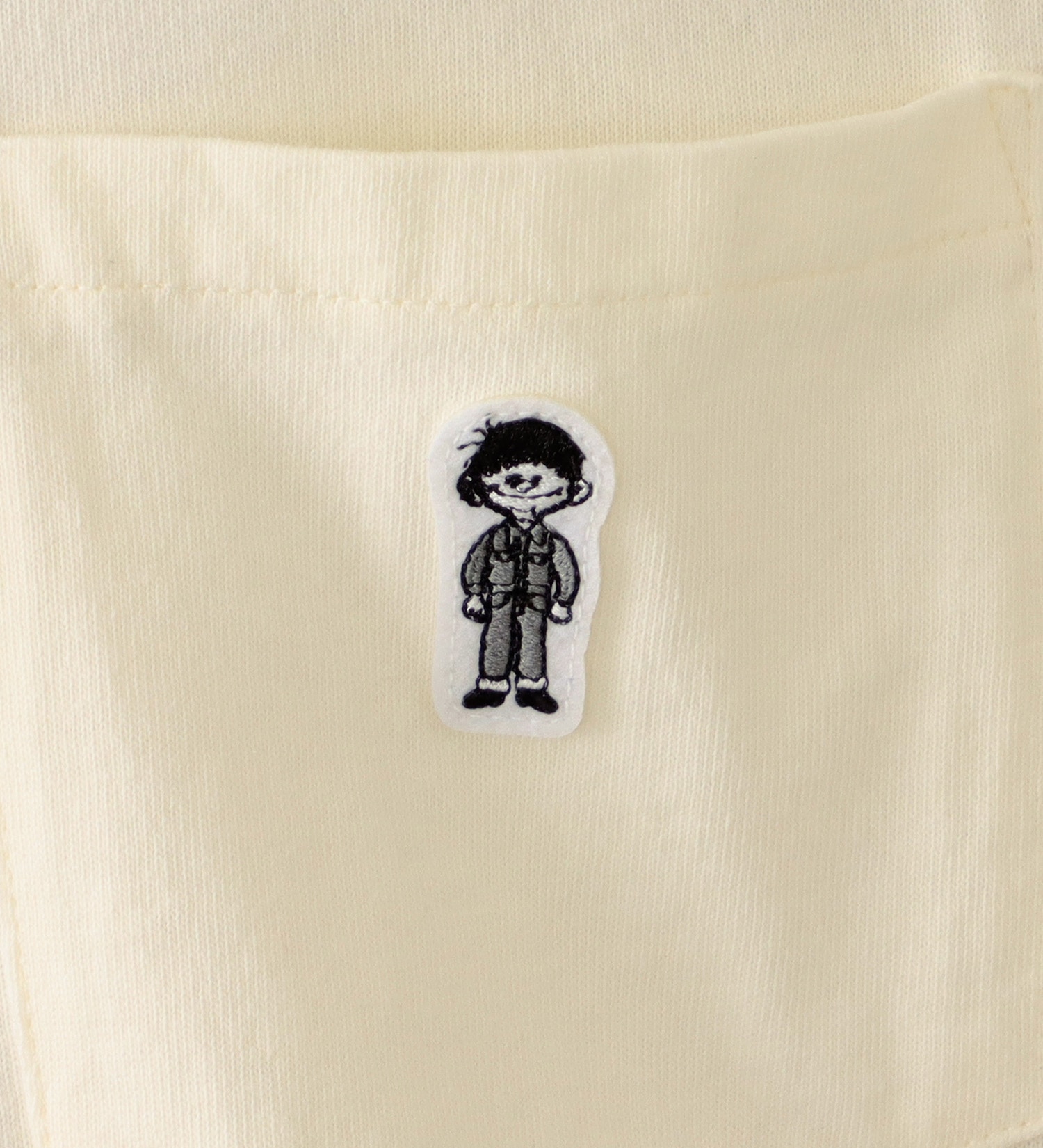 EDWIN(エドウイン)のワッペン付きポケット 長袖Tシャツ|トップス/Tシャツ/カットソー/メンズ|オフホワイト