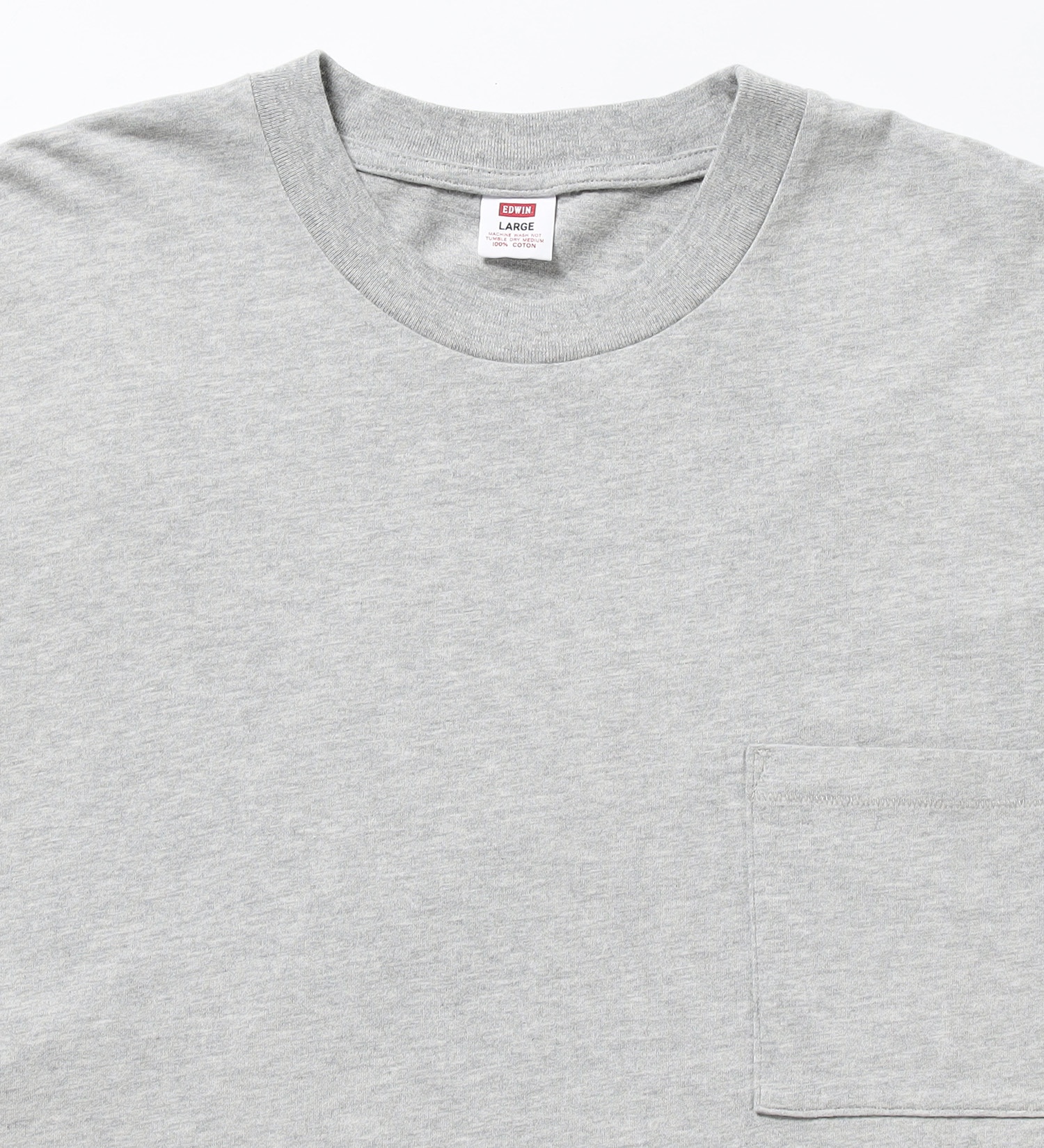 EDWIN(エドウイン)の半袖ポケットTシャツ|トップス/Tシャツ/カットソー/メンズ|グレー