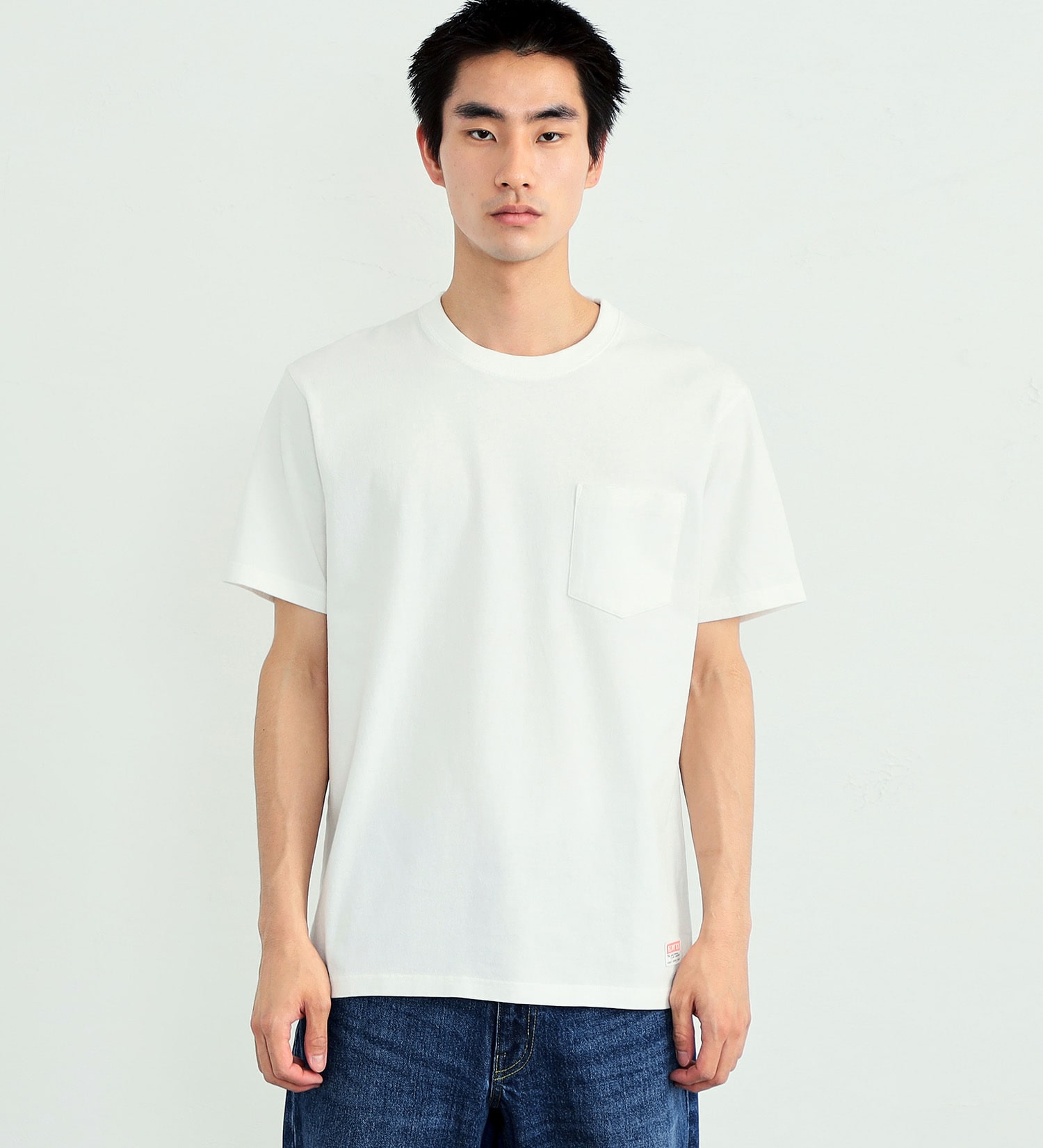 EDWIN(エドウイン)の【父の日割対象】EDWIN 半袖ポケットTシャツ|トップス/Tシャツ/カットソー/メンズ|ホワイト