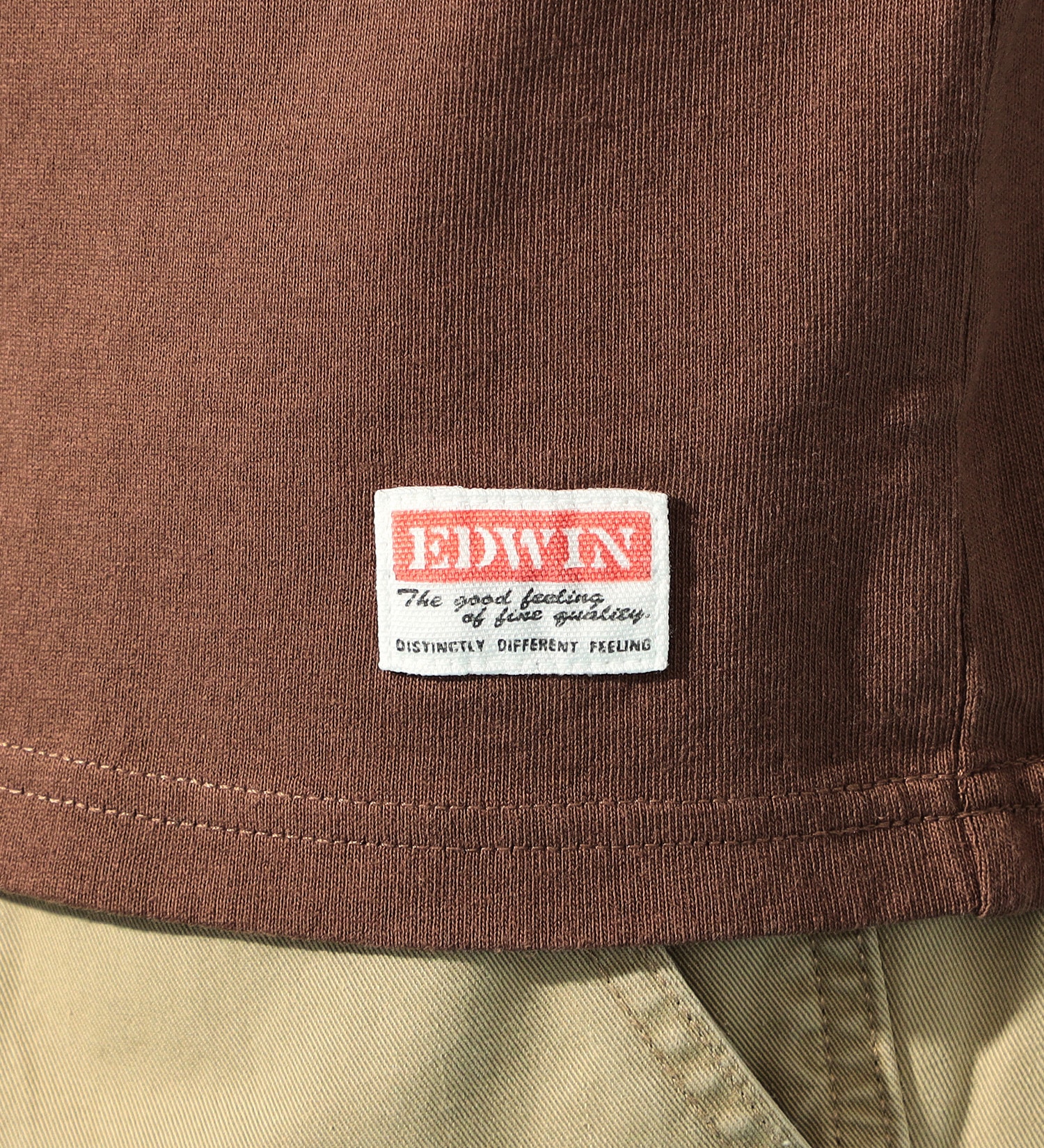 EDWIN(エドウイン)のEDWIN 半袖ポケットTシャツ|トップス/Tシャツ/カットソー/メンズ|ブラウン
