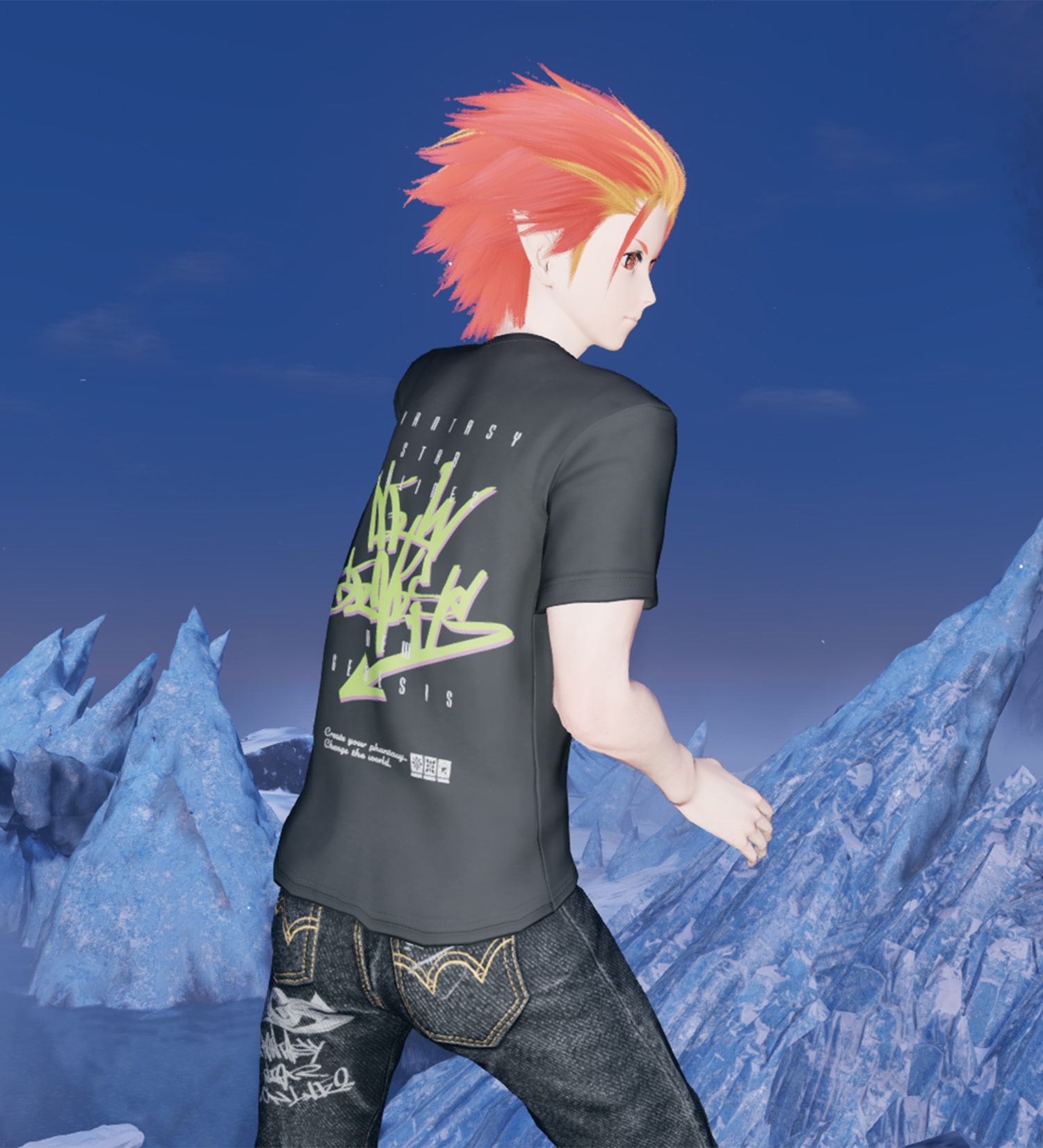 【受付終了】【EDWIN×PSO2 NGS】コラボTシャツ