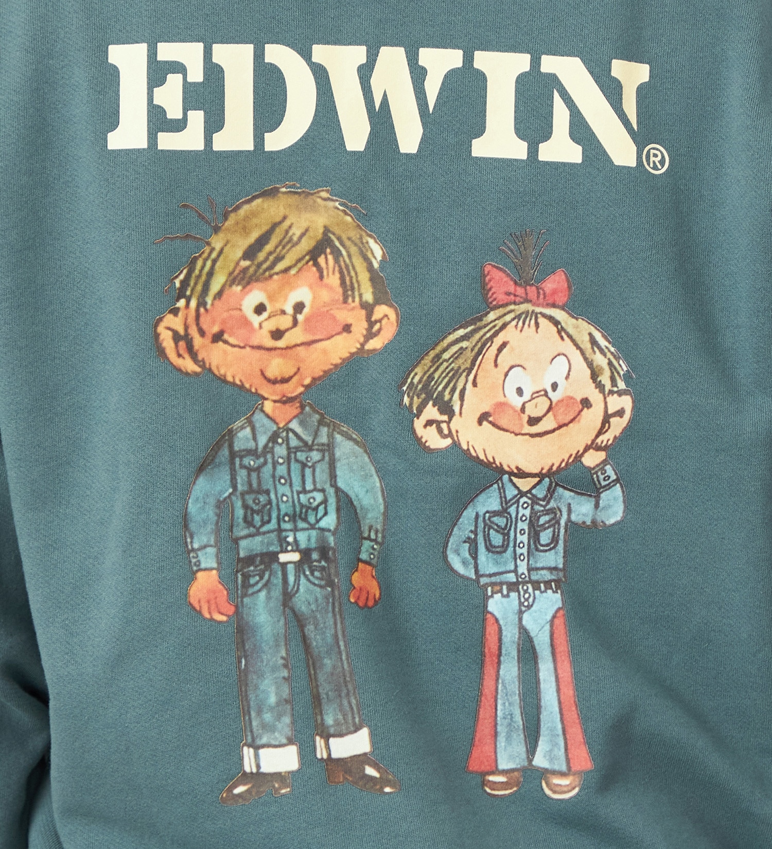 EDWIN(エドウイン)の【BLACKFRIDAY】バックプリント スウェットパーカー|トップス/スウェット/メンズ|グリーン