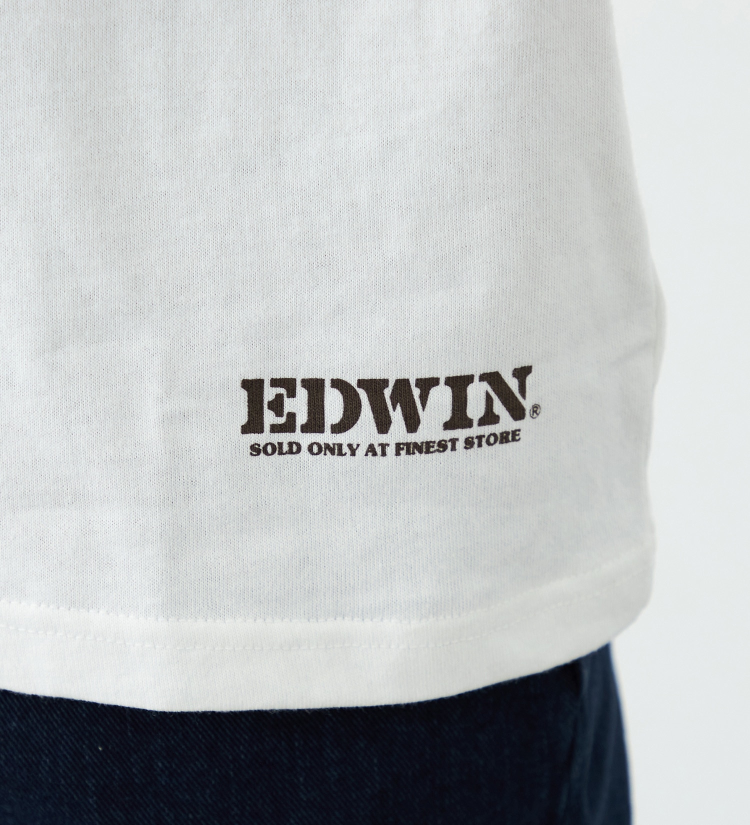 EDWIN(エドウイン)のバックプリント Tシャツ 長袖|トップス/Tシャツ/カットソー/メンズ|ホワイト