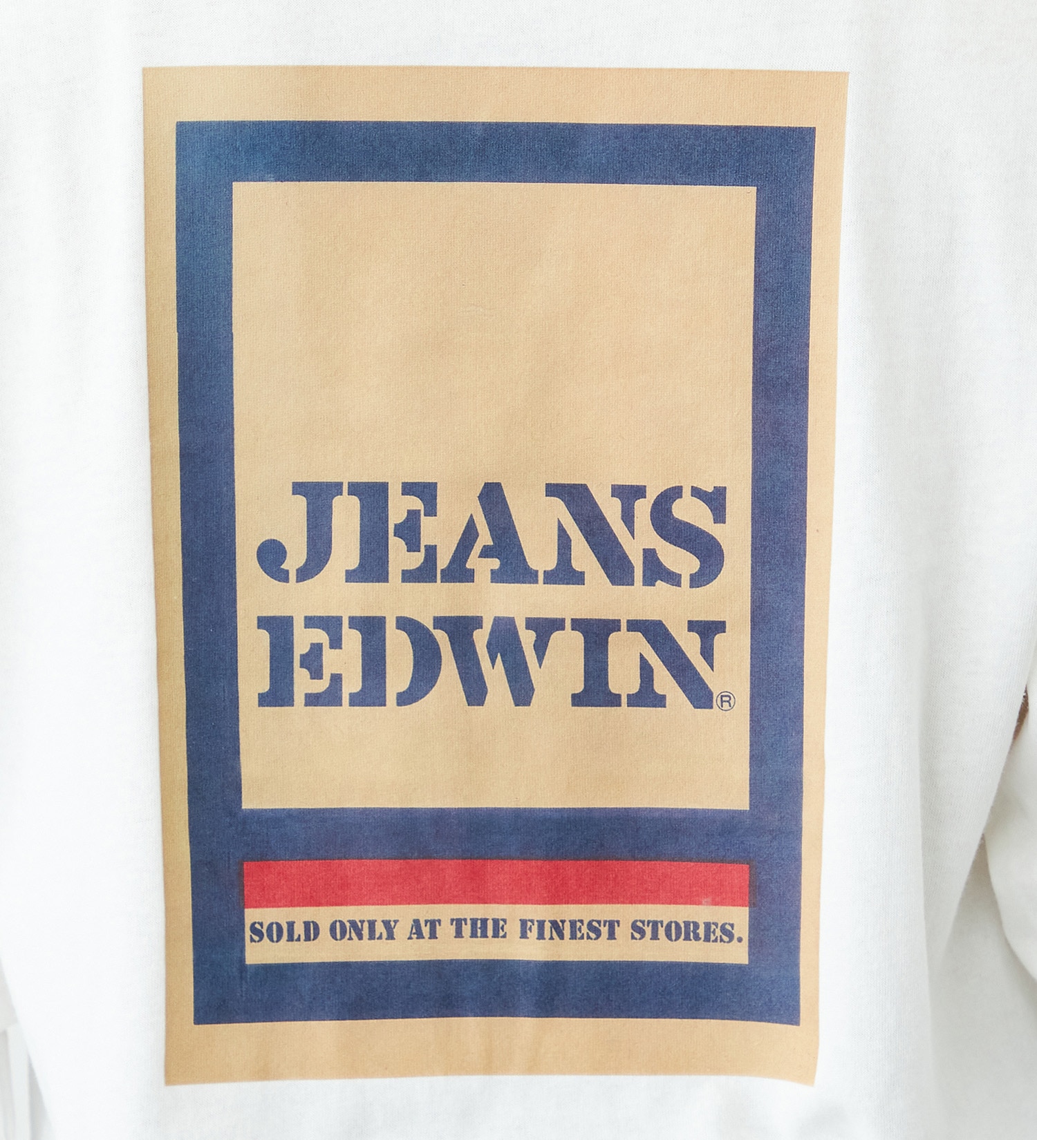 EDWIN(エドウイン)のバックプリント Tシャツ 長袖|トップス/Tシャツ/カットソー/メンズ|ホワイト