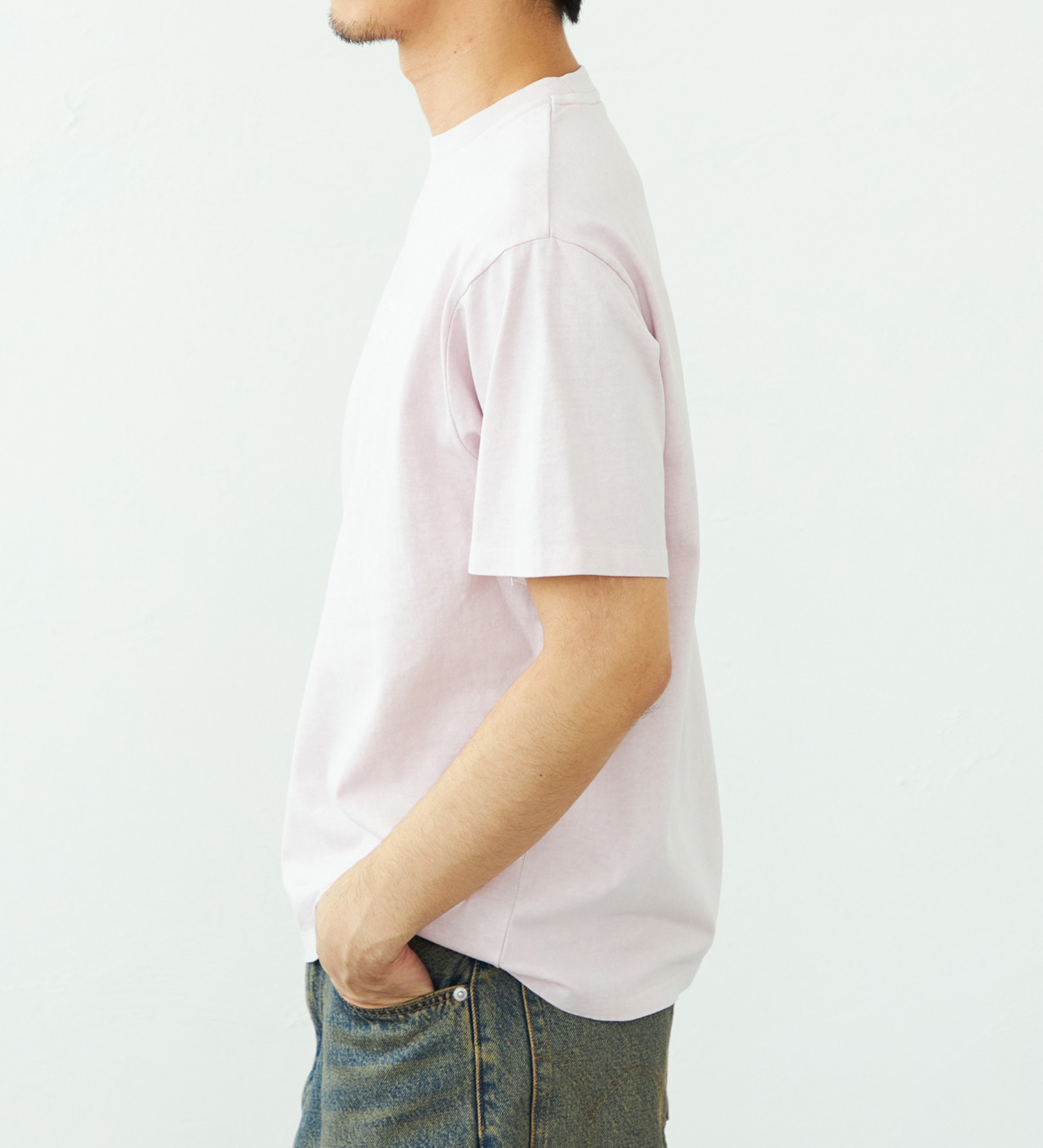 EDWIN(エドウイン)のボックスロゴ Tシャツ 半袖|トップス/Tシャツ/カットソー/メンズ|ピンク