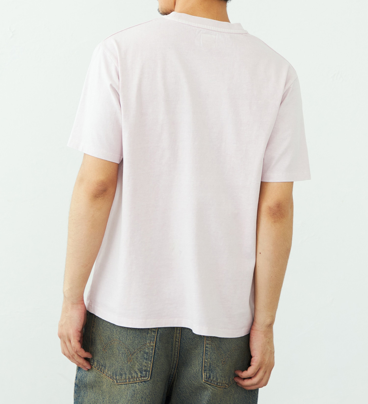 EDWIN(エドウイン)のボックスロゴ Tシャツ 半袖|トップス/Tシャツ/カットソー/メンズ|ピンク