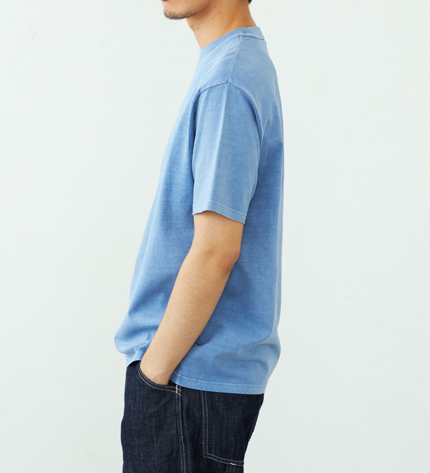 EDWIN(エドウイン)のボックスロゴ Tシャツ 半袖|トップス/Tシャツ/カットソー/メンズ|ブルー
