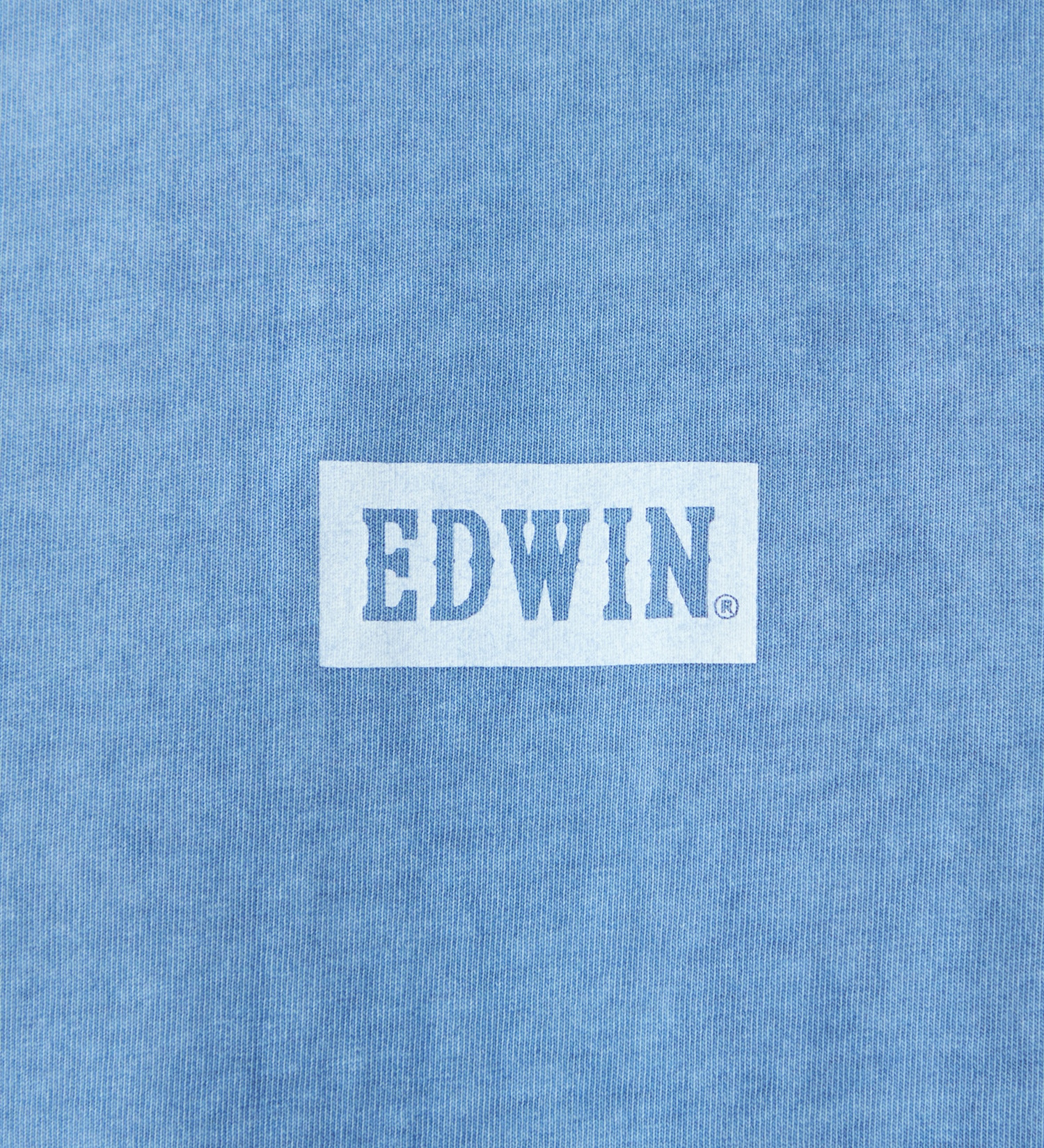 EDWIN(エドウイン)のボックスロゴ Tシャツ 半袖|トップス/Tシャツ/カットソー/メンズ|ブルー