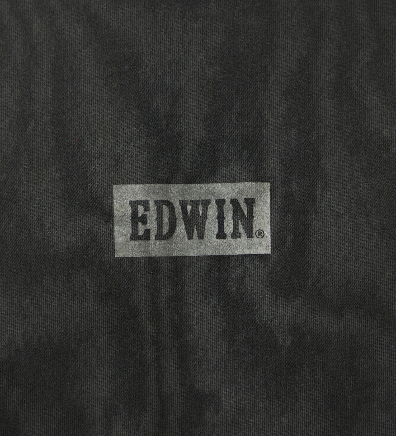 EDWIN(エドウイン)のボックスロゴ Tシャツ 半袖|トップス/Tシャツ/カットソー/メンズ|ダークグレー