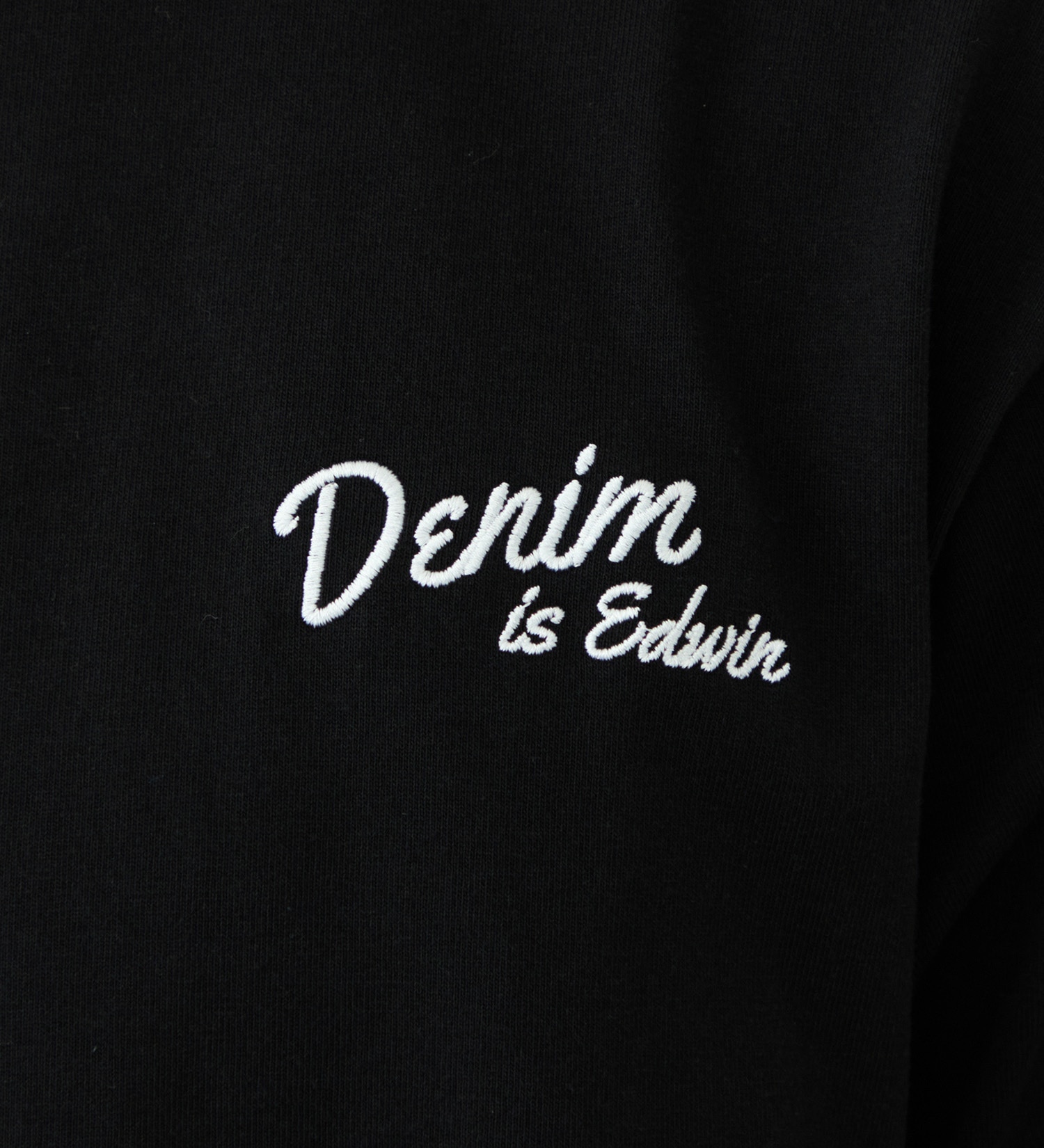EDWIN(エドウイン)のバックプリント Tシャツ 半袖 刺繍|トップス/Tシャツ/カットソー/メンズ|ブラック