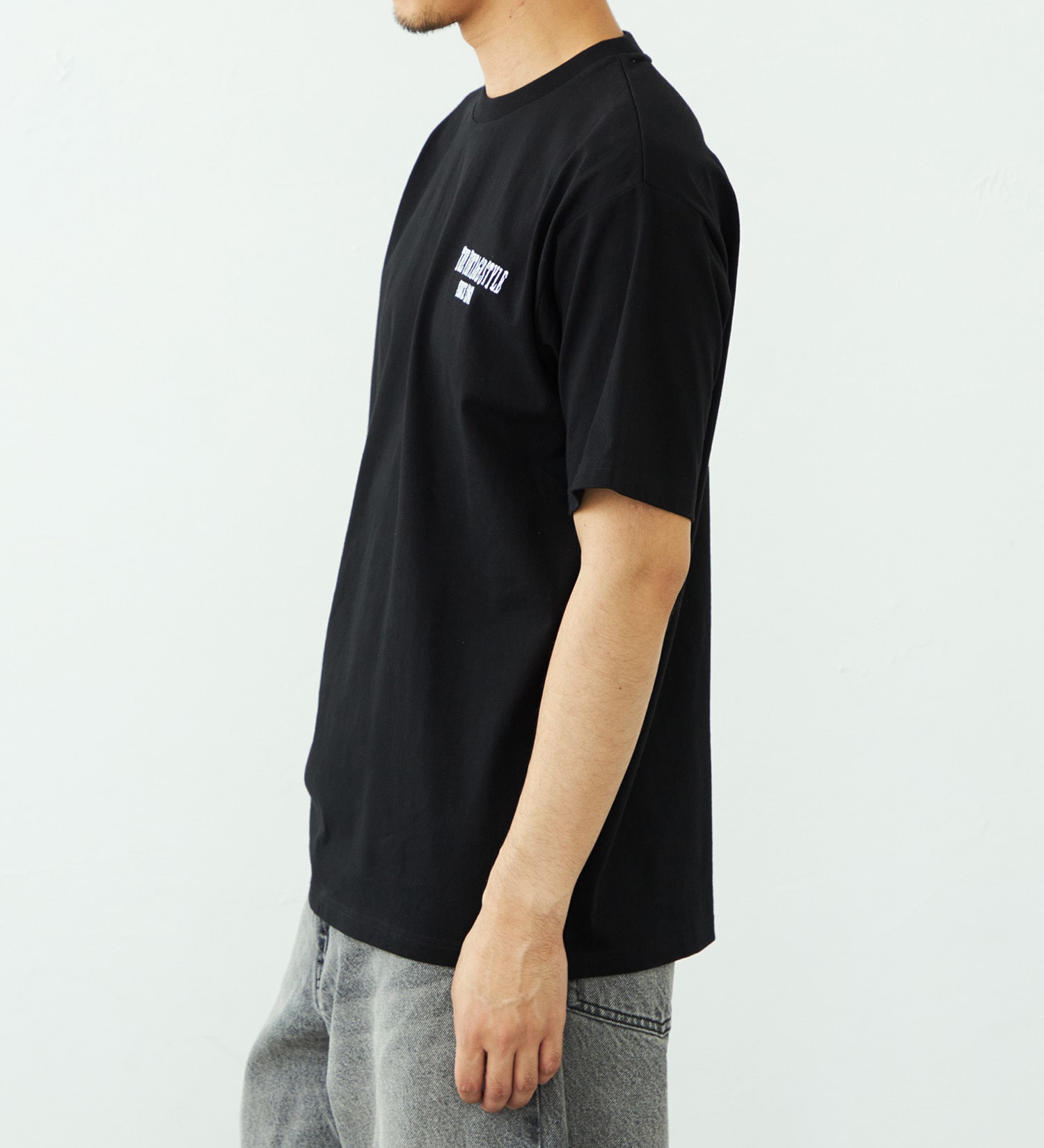 EDWIN(エドウイン)のバックプリント Tシャツ 半袖 刺繍|トップス/Tシャツ/カットソー/メンズ|ブラック