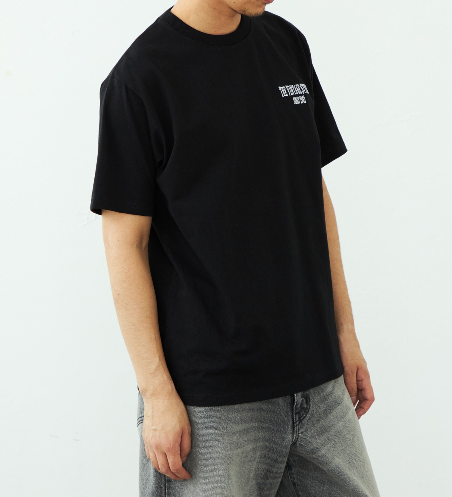 EDWIN(エドウイン)のバックプリント Tシャツ 半袖 刺繍|トップス/Tシャツ/カットソー/メンズ|ブラック