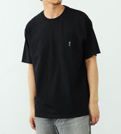 EDWIN(エドウイン)のワンポイント ポケットTシャツ 半袖|トップス/Tシャツ/カットソー/メンズ|ブラック