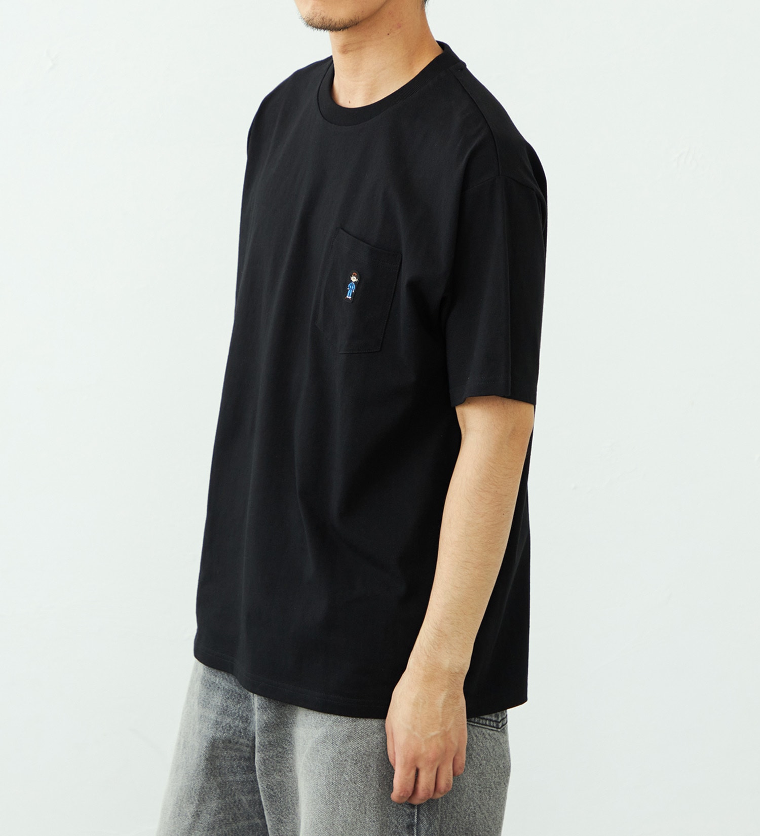EDWIN(エドウイン)のワンポイント ポケットTシャツ 半袖|トップス/Tシャツ/カットソー/メンズ|ブラック