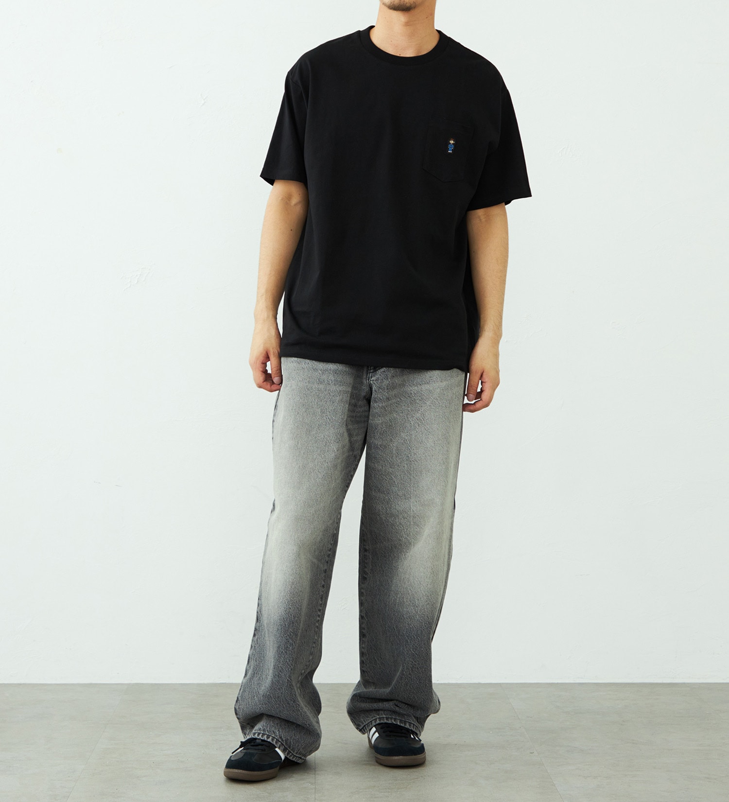EDWIN(エドウイン)のワンポイント ポケットTシャツ 半袖|トップス/Tシャツ/カットソー/メンズ|ブラック