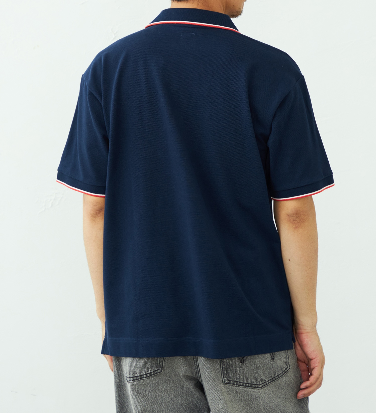 EDWIN(エドウイン)のワンポイント ポロシャツ 半袖|トップス/ポロシャツ/メンズ|ネイビー