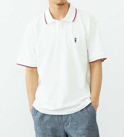 EDWIN(エドウイン)のワンポイント ポロシャツ 半袖|トップス/ポロシャツ/メンズ|ホワイト