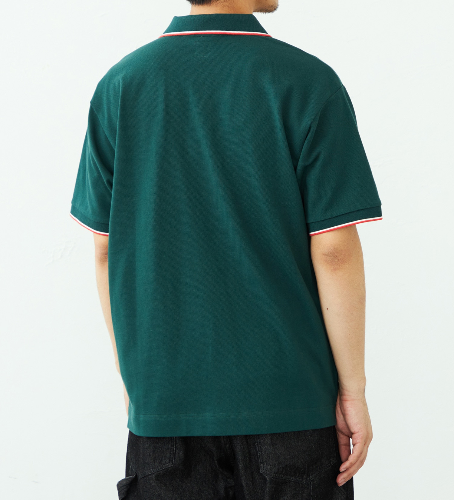 EDWIN(エドウイン)のワンポイント ポロシャツ 半袖|トップス/ポロシャツ/メンズ|グリーン