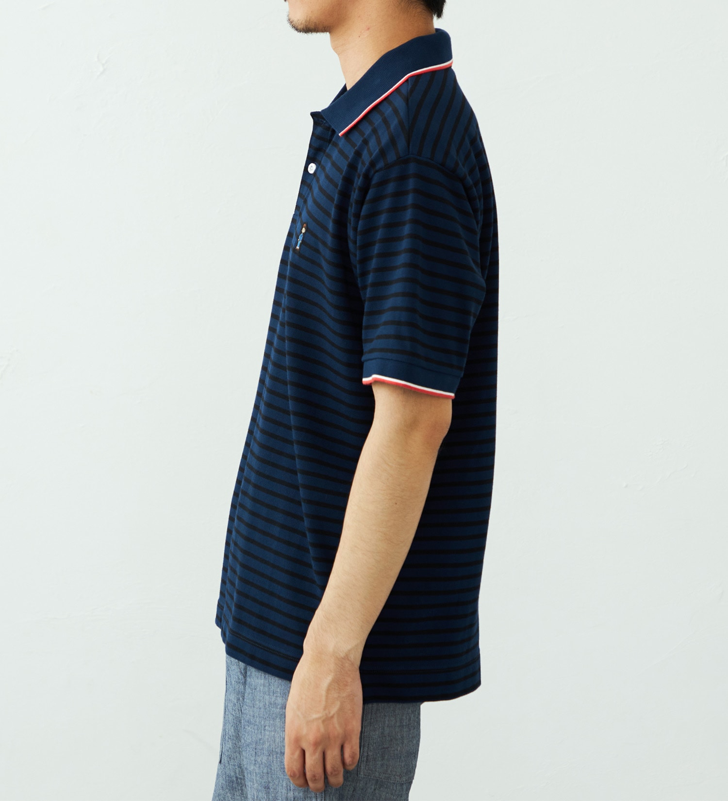 EDWIN(エドウイン)のワンポイント ポロシャツ 半袖|トップス/ポロシャツ/メンズ|ネイビー2