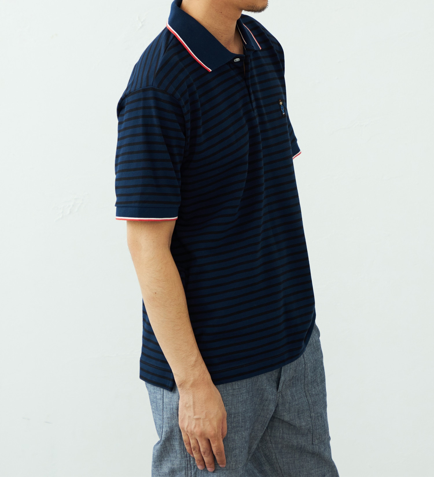 EDWIN(エドウイン)のワンポイント ポロシャツ 半袖|トップス/ポロシャツ/メンズ|ネイビー2