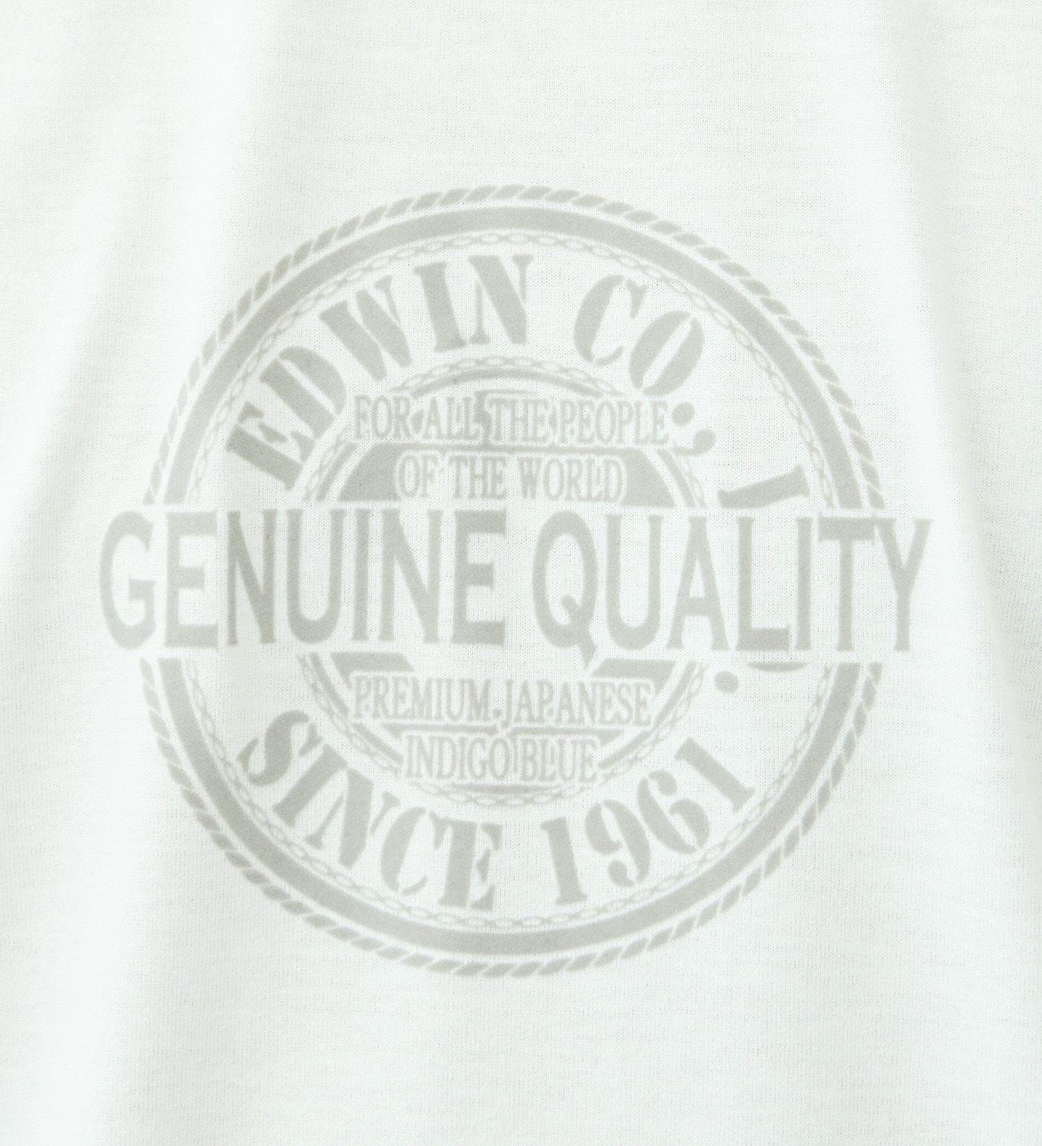 EDWIN(エドウイン)のプリントTシャツ 半袖|トップス/Tシャツ/カットソー/メンズ|ホワイト