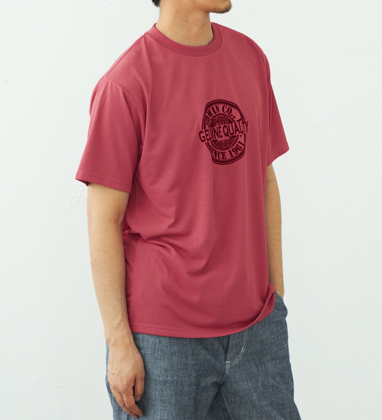 EDWIN(エドウイン)のプリントTシャツ 半袖|トップス/Tシャツ/カットソー/メンズ|レッド