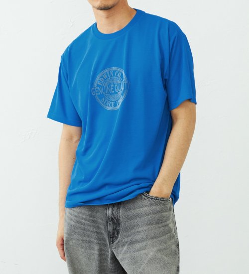EDWIN(エドウイン)のプリントTシャツ 半袖|トップス/Tシャツ/カットソー/メンズ|ブルー