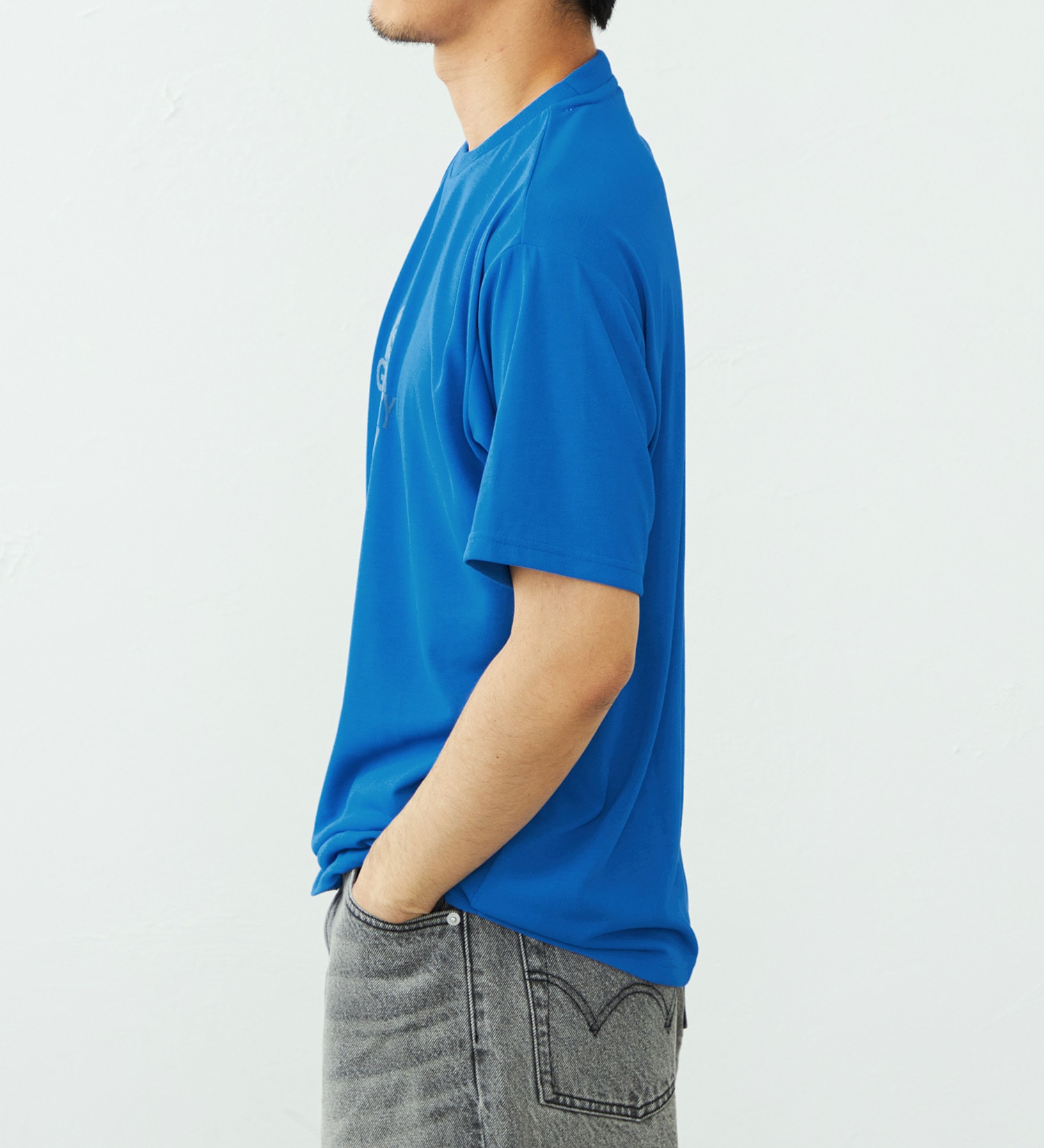 EDWIN(エドウイン)のプリントTシャツ 半袖|トップス/Tシャツ/カットソー/メンズ|ブルー
