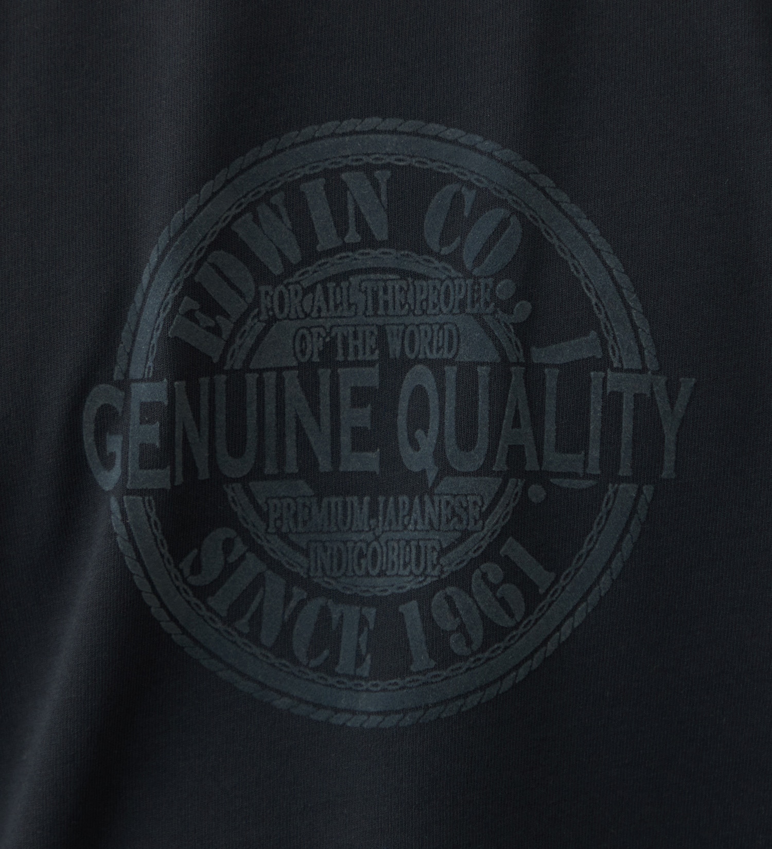 EDWIN(エドウイン)のプリントTシャツ 半袖|トップス/Tシャツ/カットソー/メンズ|ブラック