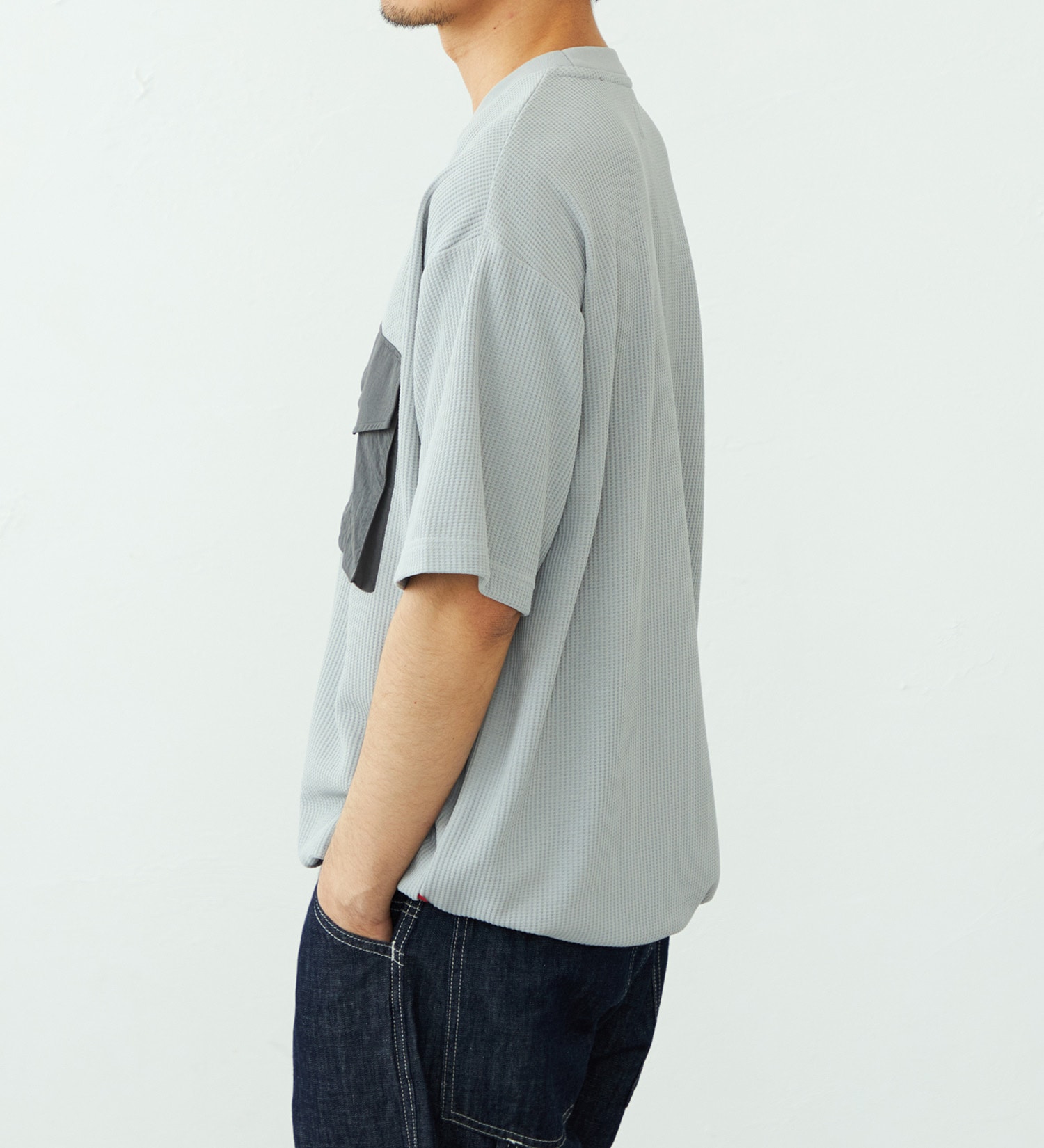 EDWIN(エドウイン)のポケットTシャツ 半袖|トップス/Tシャツ/カットソー/メンズ|グレー