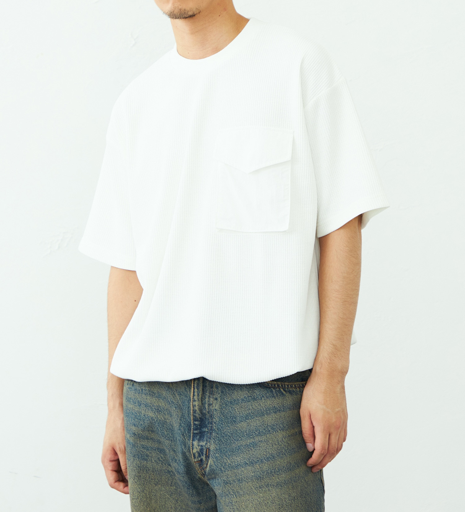 EDWIN(エドウイン)のポケットTシャツ 半袖|トップス/Tシャツ/カットソー/メンズ|ホワイト