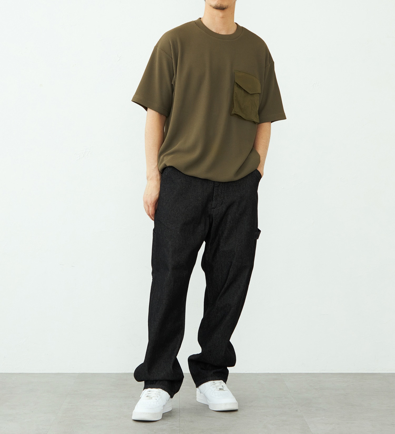 EDWIN(エドウイン)のポケットTシャツ 半袖|トップス/Tシャツ/カットソー/メンズ|グリーン