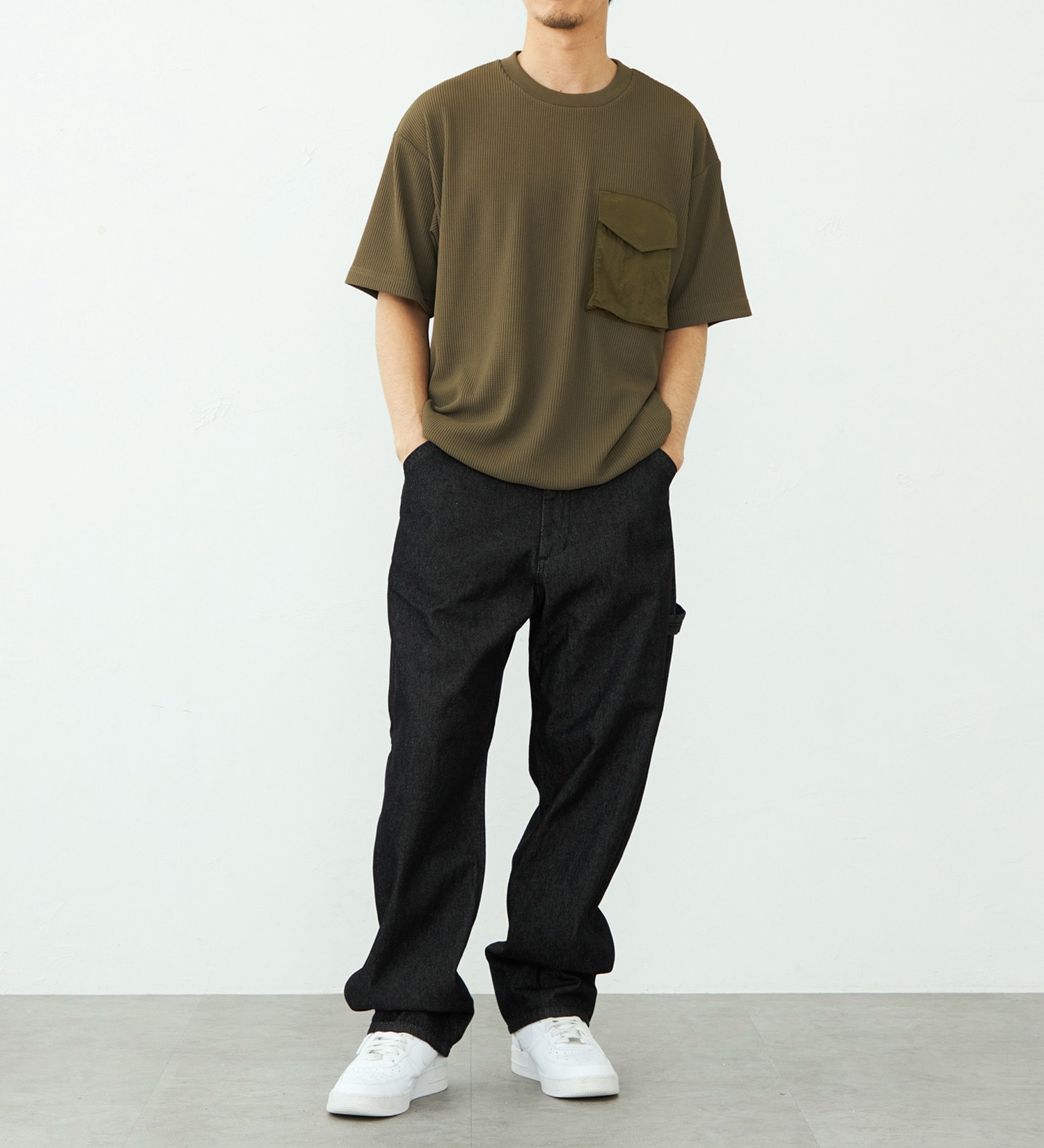 EDWIN(エドウイン)のポケットTシャツ 半袖|トップス/Tシャツ/カットソー/メンズ|グリーン